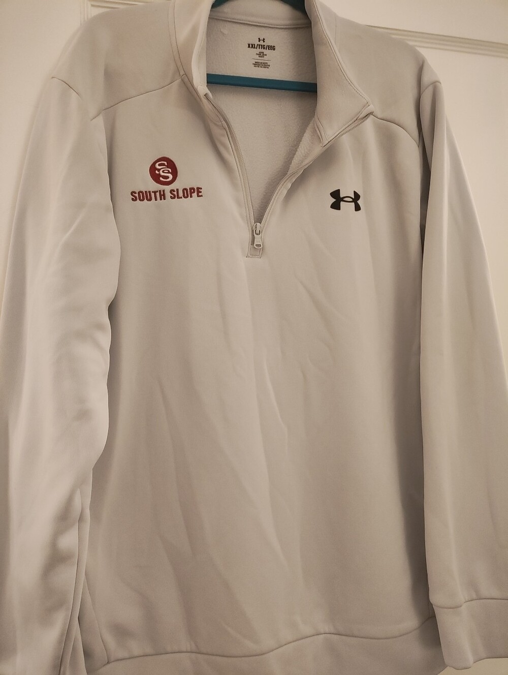 Under Armour Men’s XXL‎ 1/4 Zip Pullover South Slope Gray Loose Fit Athletic